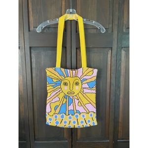 Urban Outfitters Scenic Woven Tote Bag, Rose